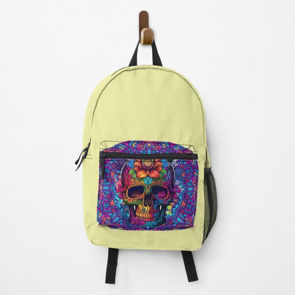 Item preview, colorful skull, designed and sold by Colada ....