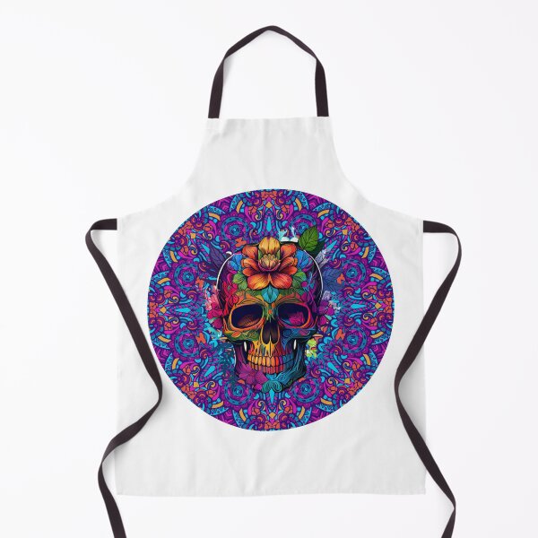 Item preview, colorful skull, designed and sold by Colada ....