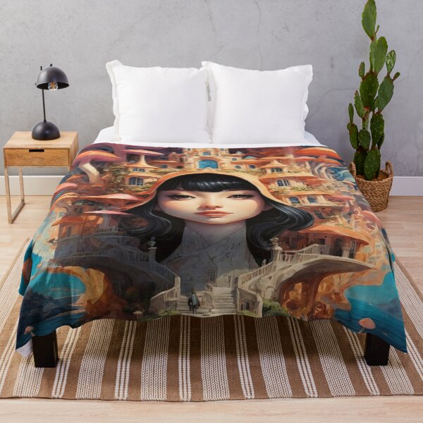 Item preview, Psychedelic Mushroom Portraits: A Trippy Delight 9 designed and sold by TheTechnoCanvas.