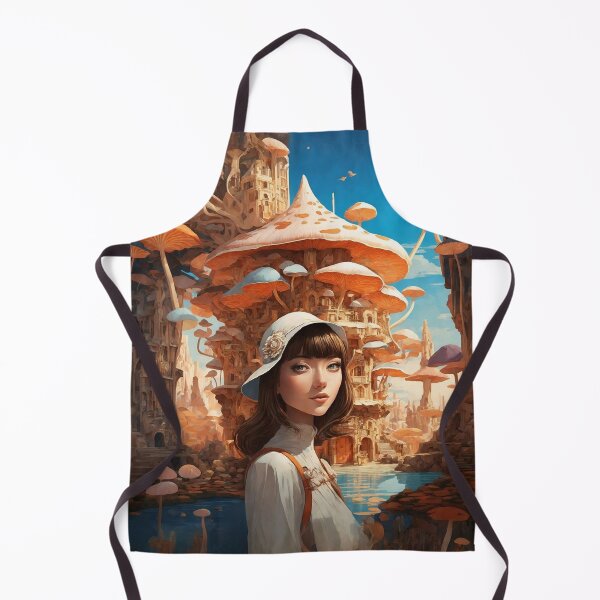 Item preview, Psychedelic Mushroom Portraits: A Trippy Delight 10 designed and sold by TheTechnoCanvas.