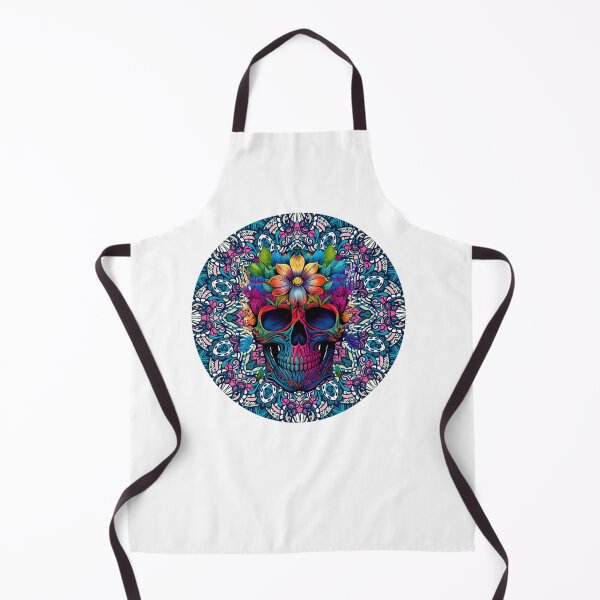 Item preview, colorful skull, designed and sold by Colada ....