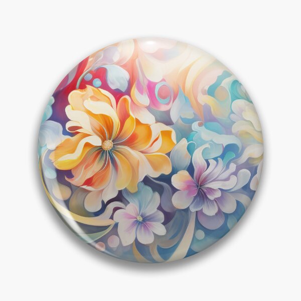 Item preview, Ethereal Bright and Vibrant Fantasy Flowers designed and sold by Lamarcy.