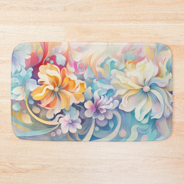 Item preview, Ethereal Bright and Vibrant Fantasy Flowers designed and sold by Lamarcy.