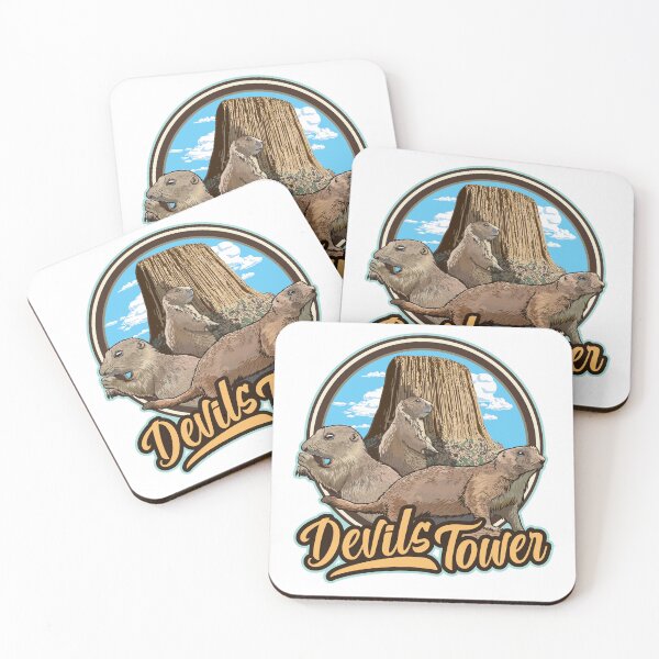 Item preview, Prairie Dogs at Devils Tower National Monument Wyoming  designed and sold by SunNoonPark.