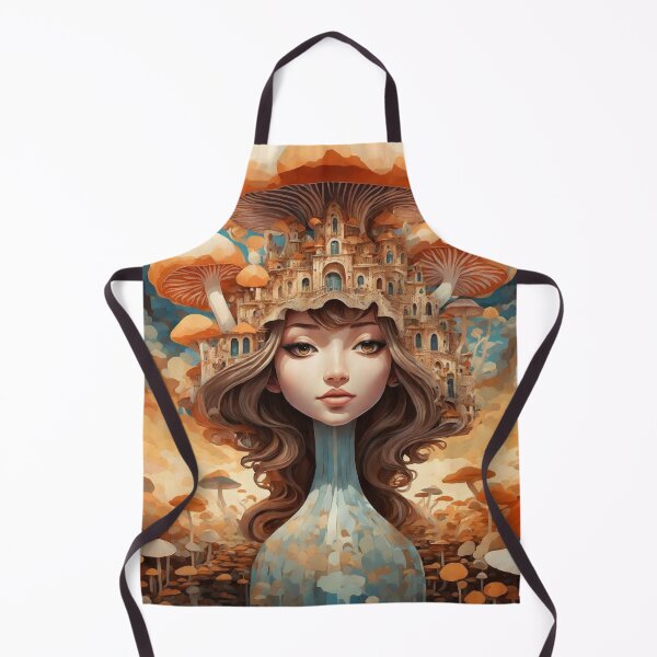 Item preview, Psychedelic Mushroom Portraits: A Trippy Delight 11 designed and sold by TheTechnoCanvas.