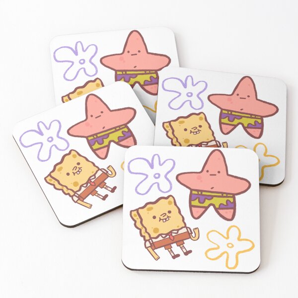 Item preview, Tender illustration SpongeBob and Patrick Star designed and sold by Lashmit Alcalá.