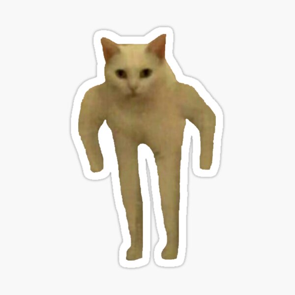 buff cate Sticker