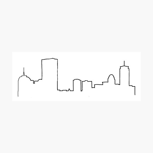 Boston Skyline Photographic Print