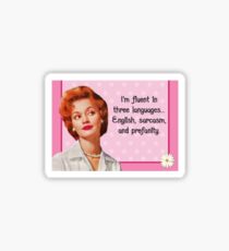 English Sarcasm Profanity Sticker