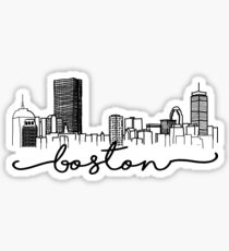 Pegatina Boston Skyline