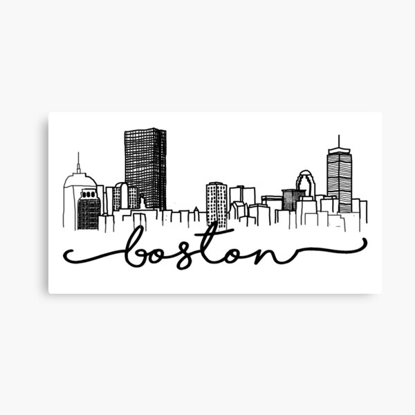 Boston Skyline Canvas Print