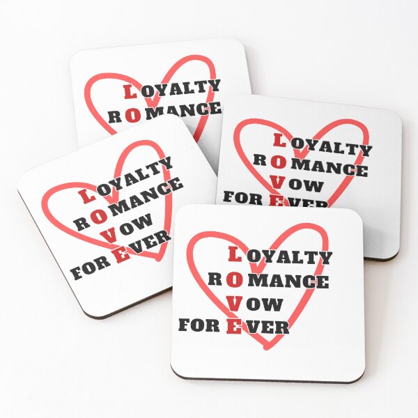 Item preview, Love Loyalty Romance Vow Forever designed and sold by Justmyideas.