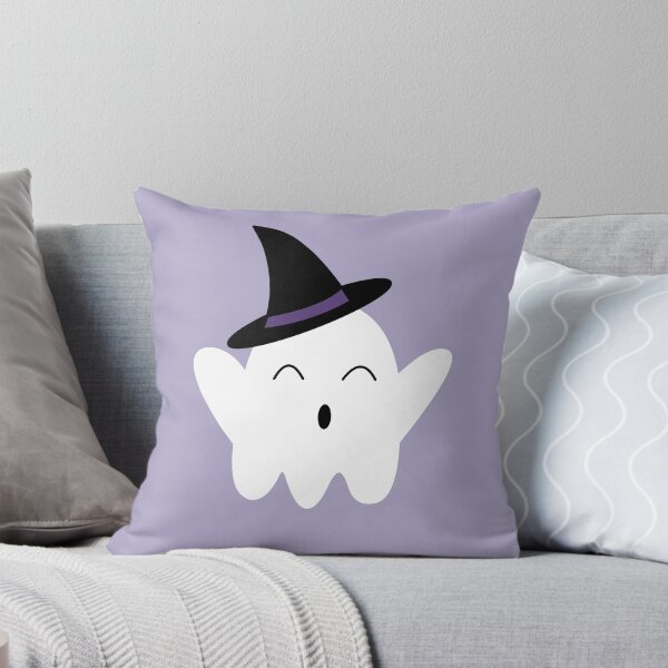 Item preview, Cute Ghost Booing with a Witch Hat designed and sold by meggs123.