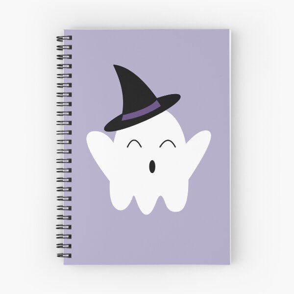 Item preview, Cute Ghost Booing with a Witch Hat designed and sold by meggs123.