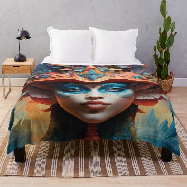 Item preview, Psychedelic Mushroom Portraits: A Trippy Delight 12 designed and sold by TheTechnoCanvas.