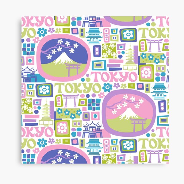 Tokyo - cool graphic design Canvas Print