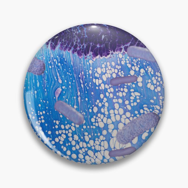Item preview, bacteria fluid art designed and sold by Abiphia.