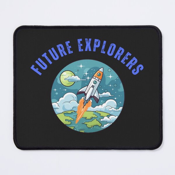 Item preview, Future Explorers Cute Spaceship Space  designed and sold by InkwaveDesigns.