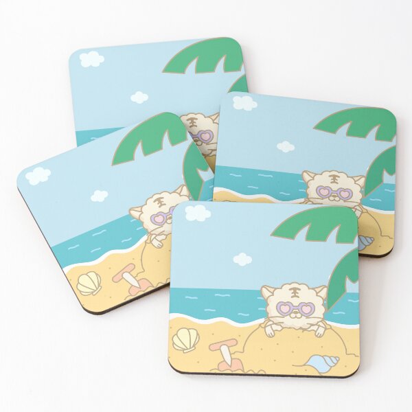 Item preview, Summer where cute cats spend on the beach designed and sold by Planb StudioDesign.