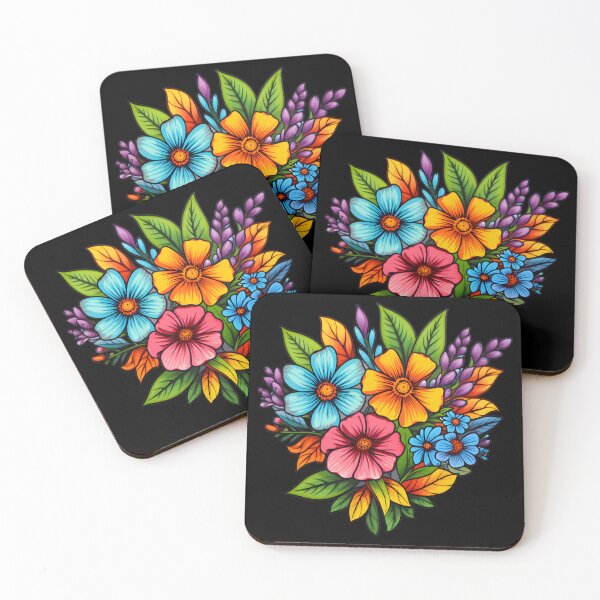 Item preview, Colorful Flower Bouquet Artwork designed and sold by ArtbyAiGallery.