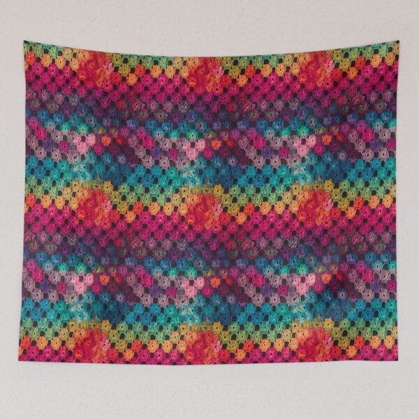 Item preview, Colorful Crochet squares designed and sold by PaperieJennifer.
