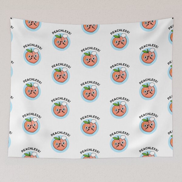 Item preview, Peachless Speechless Funny Peach Puns  designed and sold by punnybone.