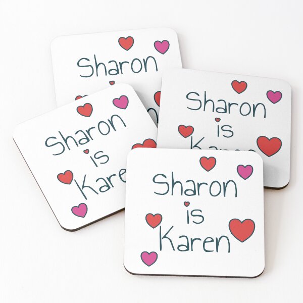 Item preview, Sharon is Karen - hearts designed and sold by harwalan.