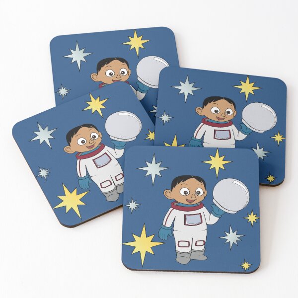Item preview, Astronaut (South-Asian boy) and stars  designed and sold by ThingsByNin.