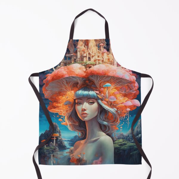 Item preview, Psychedelic Mushroom Portraits: A Trippy Delight 15 designed and sold by TheTechnoCanvas.