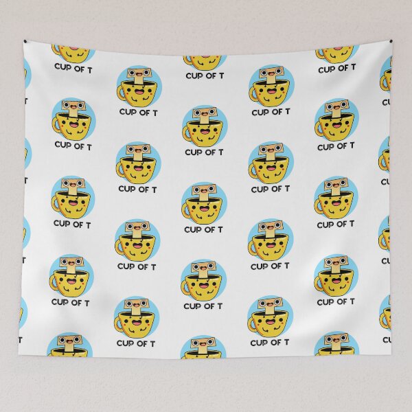 Item preview, Cup Of T Funny Alphabet Tea Puns  designed and sold by punnybone.