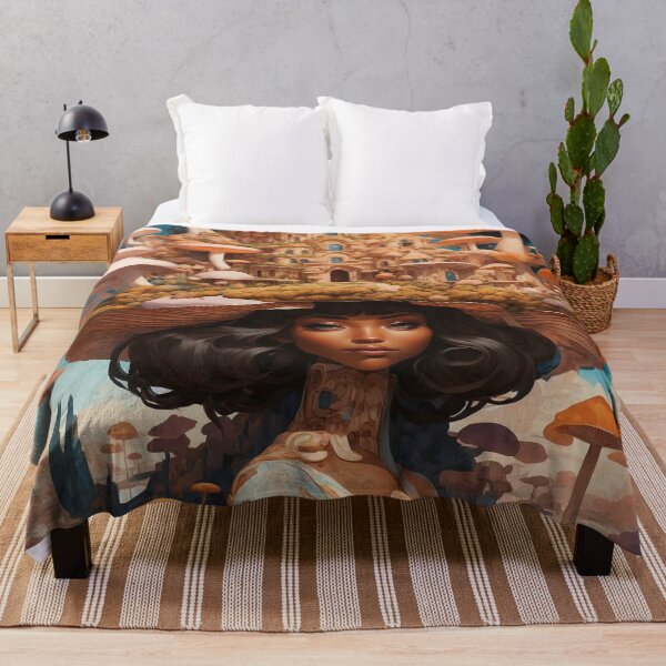 Item preview, Psychedelic Mushroom Portraits: A Trippy Delight 16 designed and sold by TheTechnoCanvas.