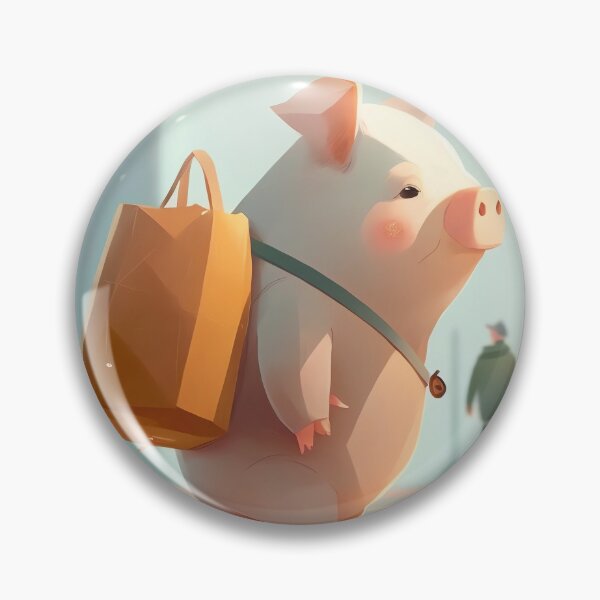 Item preview, Piggy's Shopping Spree designed and sold by Wallbreaker Pig.