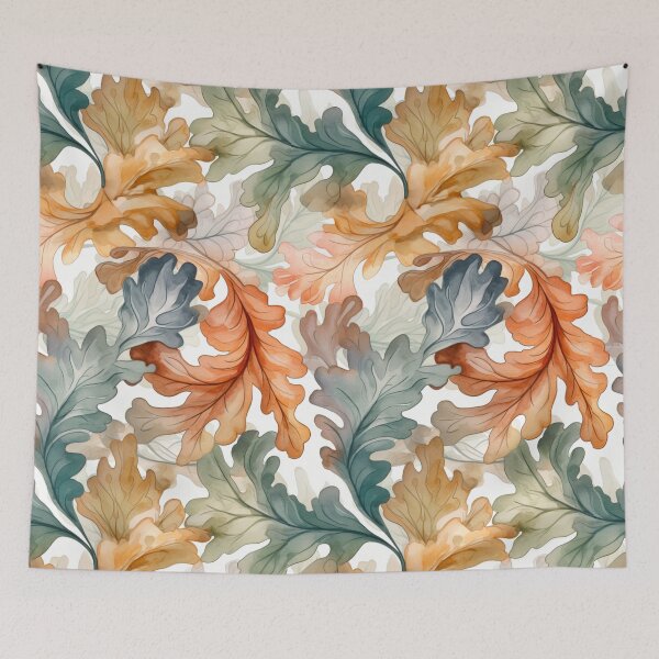 Item preview, Beautiful Autumn colored Oak Leaf Print designed and sold by PaperieJennifer.