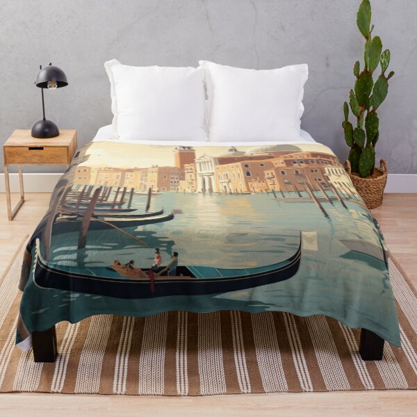 Item preview, A Vintage Travel Illustration of Venice - Italy designed and sold by GoodOldVintage.