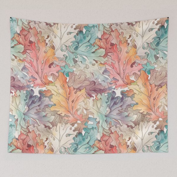 Item preview, Beautiful Autumn colored Oak Leaf Print designed and sold by PaperieJennifer.