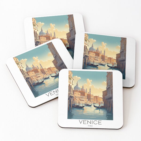 Item preview, A Vintage Travel Illustration of Venice - Italy designed and sold by GoodOldVintage.