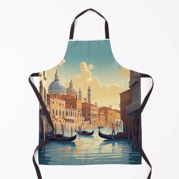Item preview, A Vintage Travel Illustration of Venice - Italy designed and sold by GoodOldVintage.
