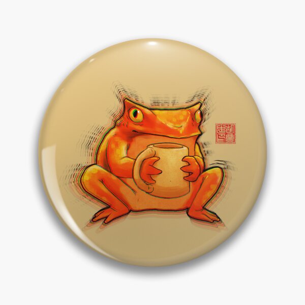 Item preview, too much coffee frog aura designed and sold by DingHuArt.