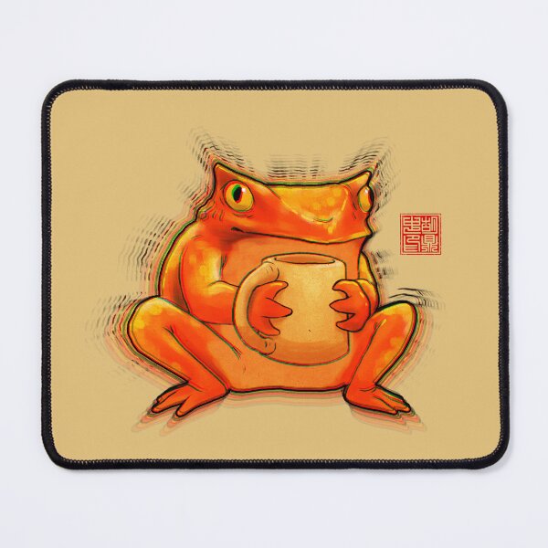 Item preview, too much coffee frog aura designed and sold by DingHuArt.