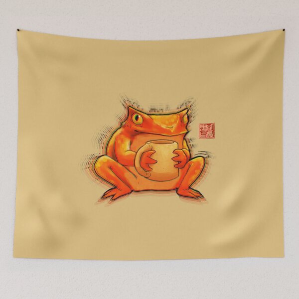 Item preview, too much coffee frog aura designed and sold by DingHuArt.