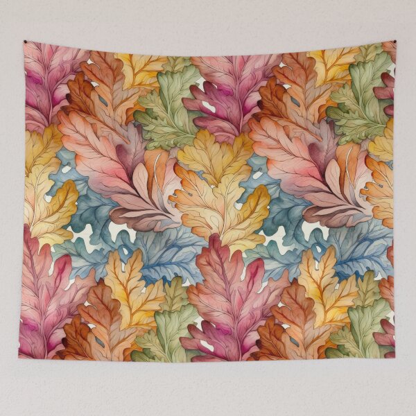 Item preview, Beautiful Autumn colored Oak Leaf Print designed and sold by PaperieJennifer.