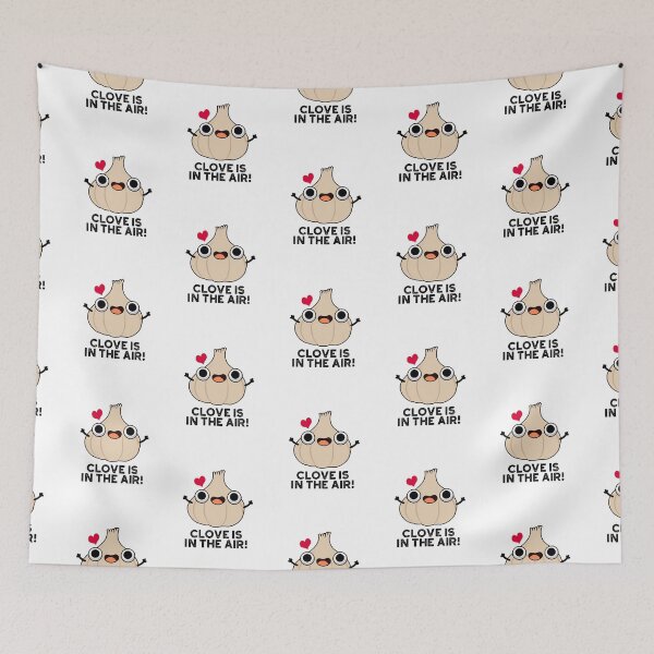 Item preview, Clove Is In The Air Funny Garlic Puns  designed and sold by punnybone.