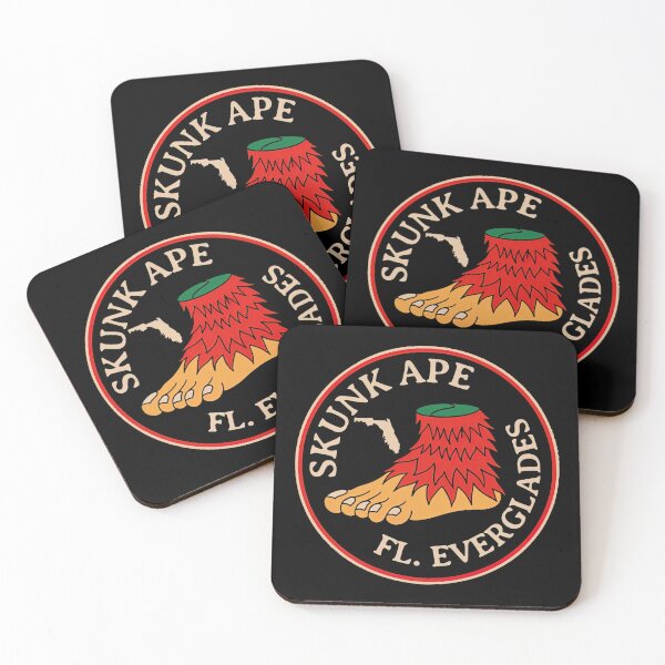 Item preview, Skunk Ape Florida Everglades Retro Vintage Bigfoot designed and sold by SpookshowDesign.