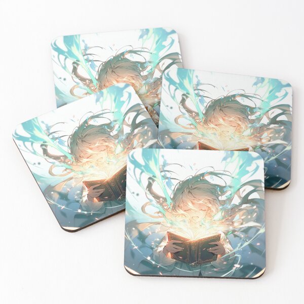 Item preview, Smiling Girl with Magical Water Book designed and sold by OPSakura.