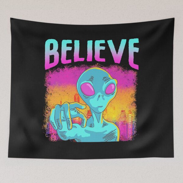 Item preview, Believe Alien Product Funny UFO Extraterrestrial  designed and sold by woormle.