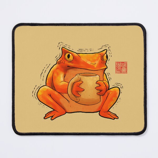 Item preview, too much coffee frog aura designed and sold by DingHuArt.