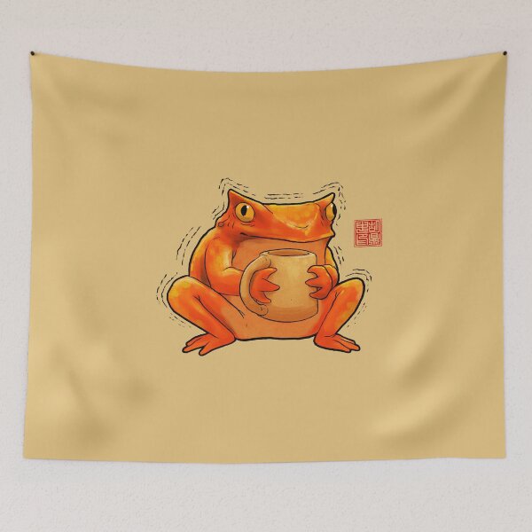 Item preview, too much coffee frog aura designed and sold by DingHuArt.