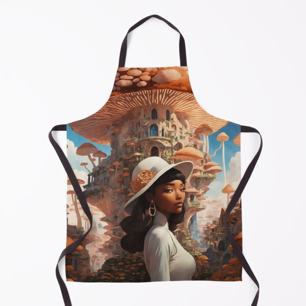 Item preview, Psychedelic Mushroom Portraits: A Trippy Delight 18 designed and sold by TheTechnoCanvas.