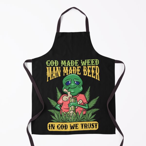 Item preview, God Weed Funny Cannabis Alien designed and sold by woormle.