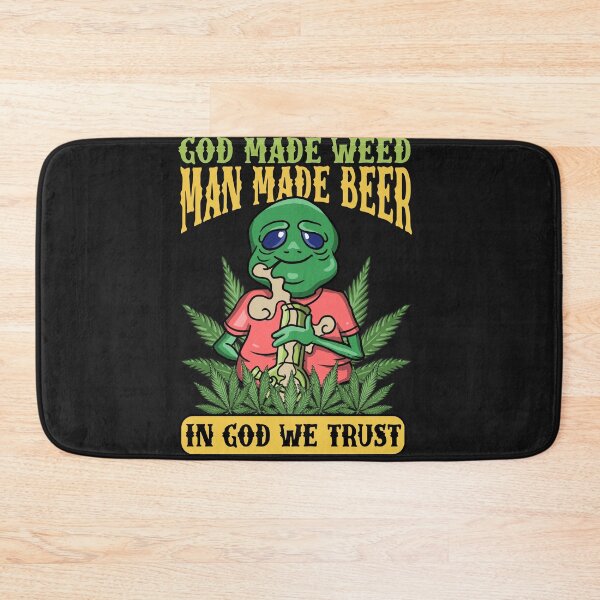 Item preview, God Weed Funny Cannabis Alien designed and sold by woormle.
